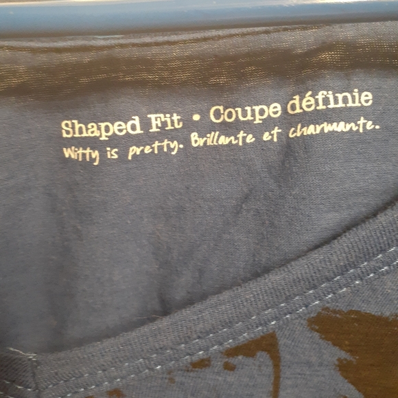 Blue Rhinestone Design Top - Picture 3 of 5